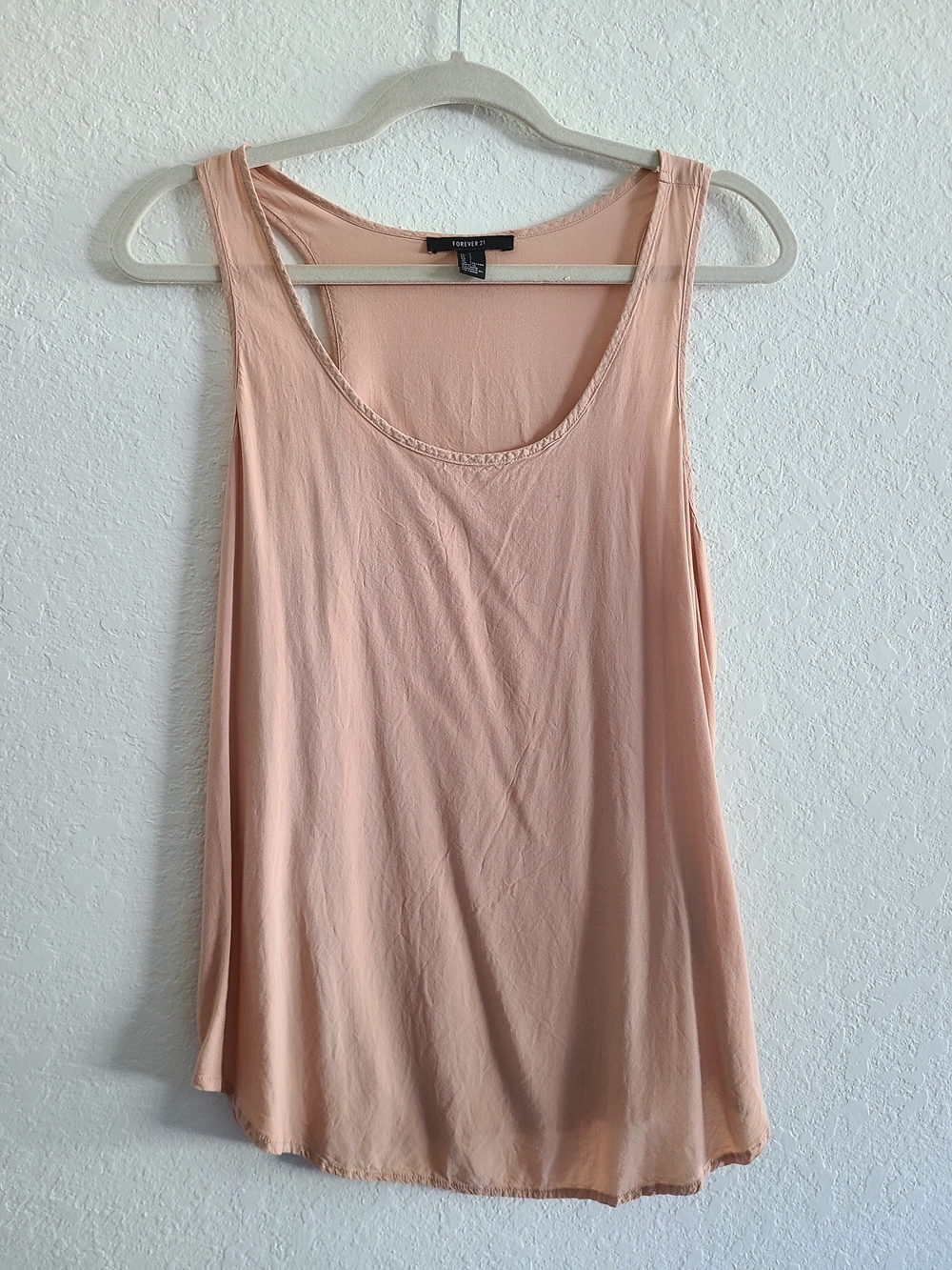 Forever 21 Peachy Nude Scoop Neck Tank